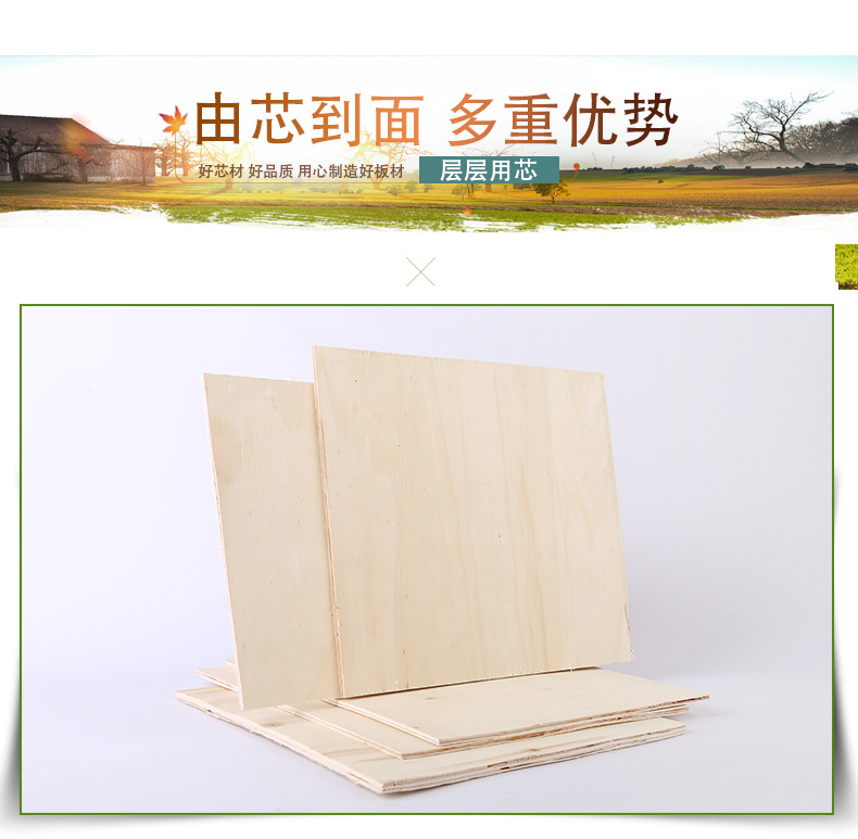 多层胶合实木板量大从优 厂家批发杨木包装板多层包装板