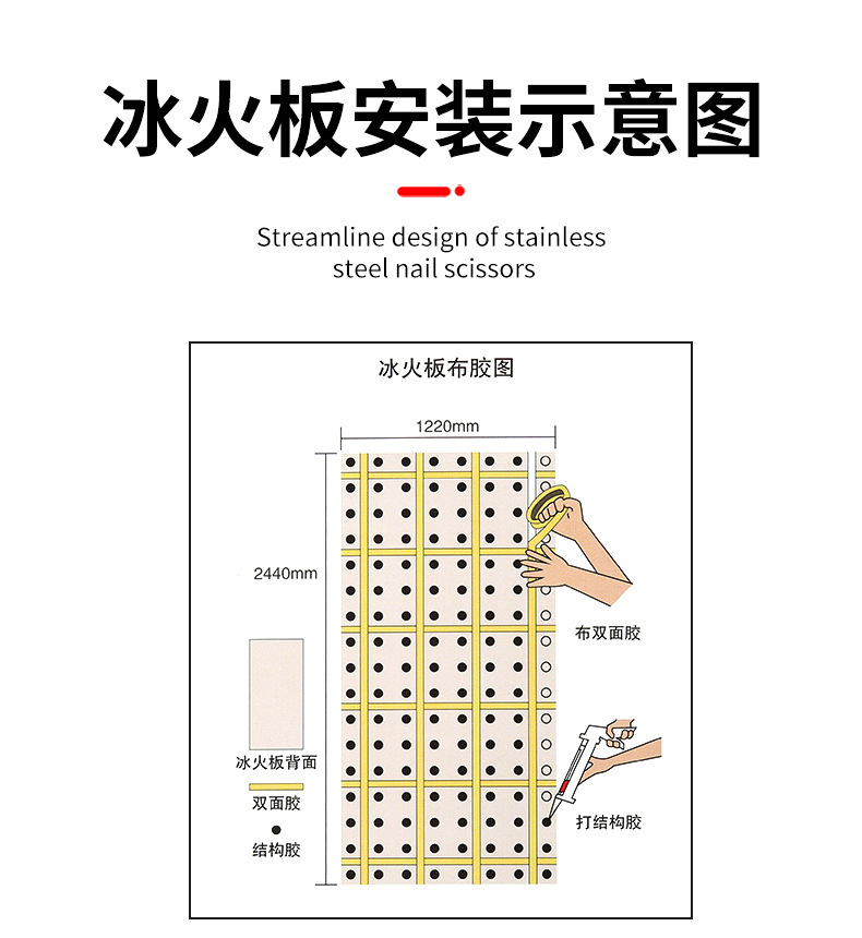 厂家供应 A级洁净板酒店墙面装饰板 冰火板防火板 无机预涂硅酸钙板