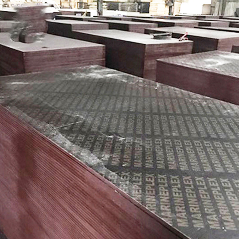 工地高层建筑施工用黑色桉木板材 厂家批发建筑清水覆膜板