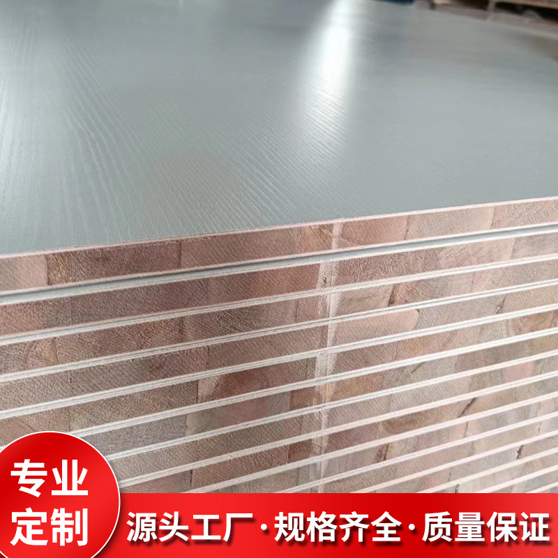 生态板多层板马六甲木板 暖白小浮雕花色齐轻质板材