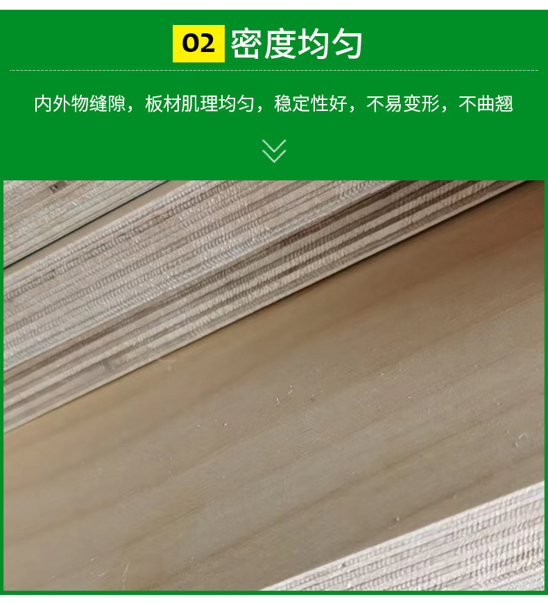 实木生态板多层板胶合板生态木免漆板实木家具板