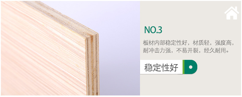 实木胶合板厂家 多层板18mm 三聚氰胺家具板多层板