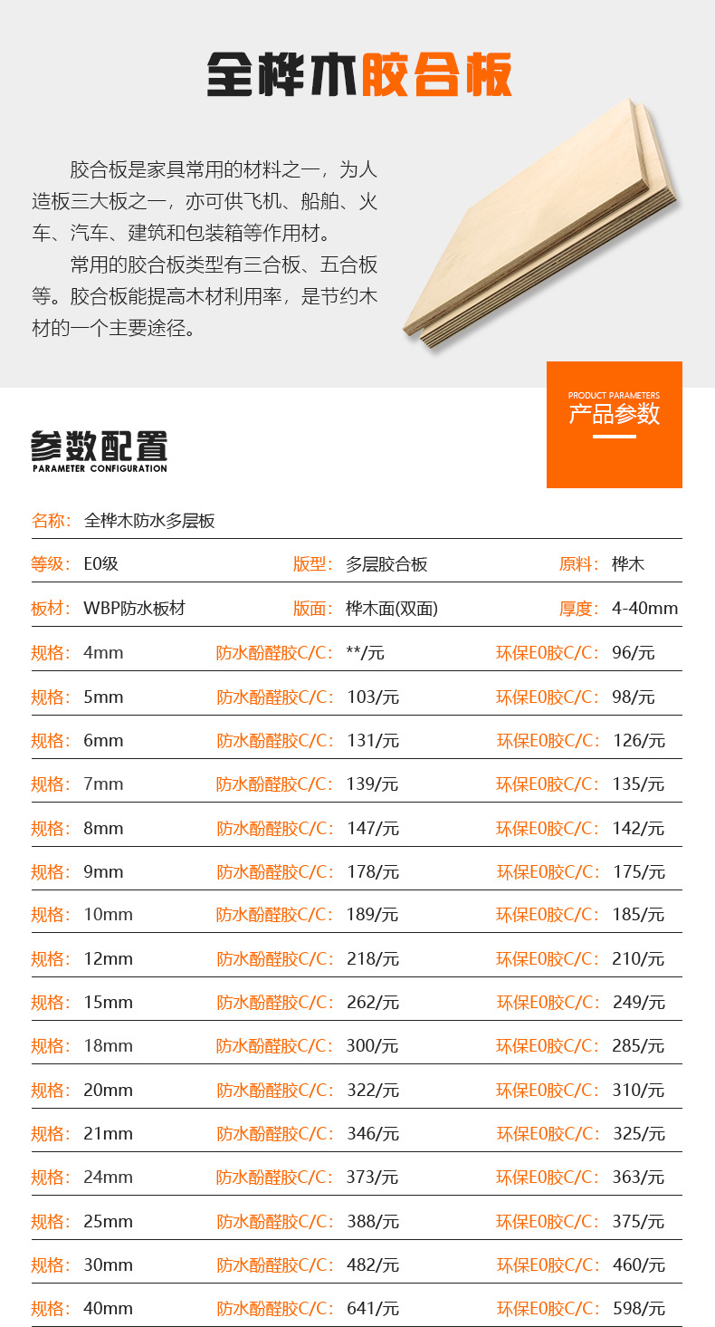 厂家批发 定制木板床胶合板 加工木胶合板 供应木质板材