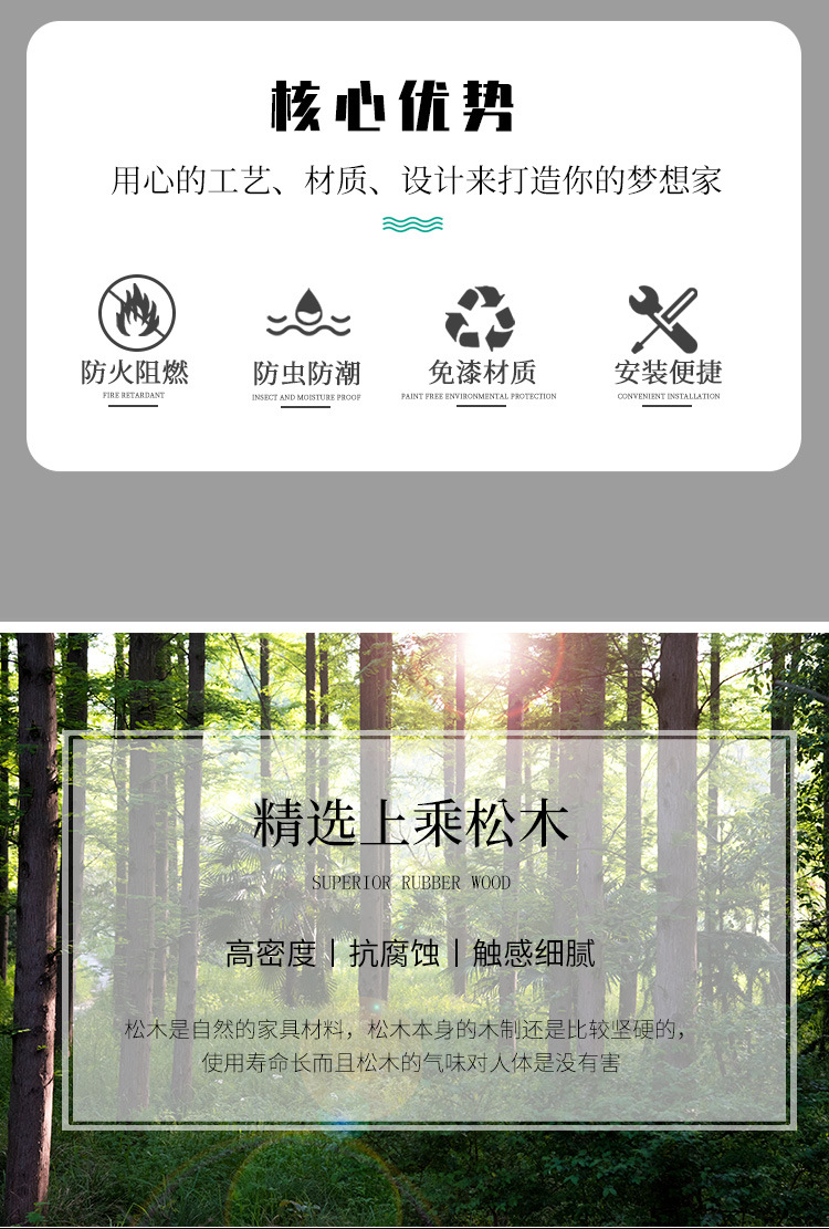 免漆格栅板护墙板电视背景墙凹凸造型装饰优 实木格栅批发定制销售