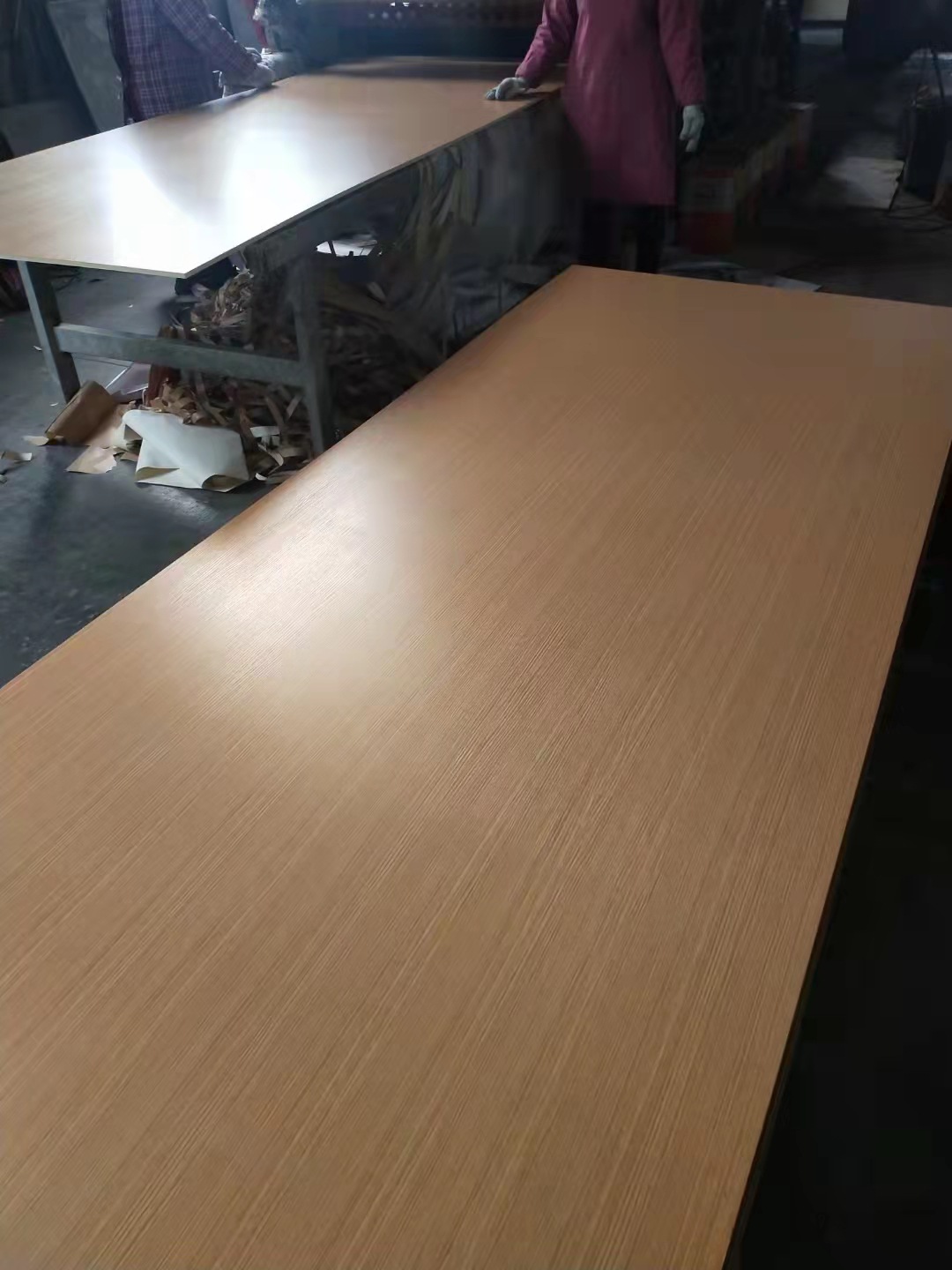 厂家批发 实心无缝竹木碳晶纤维板背景墙 木饰面板集成护墙板科定板