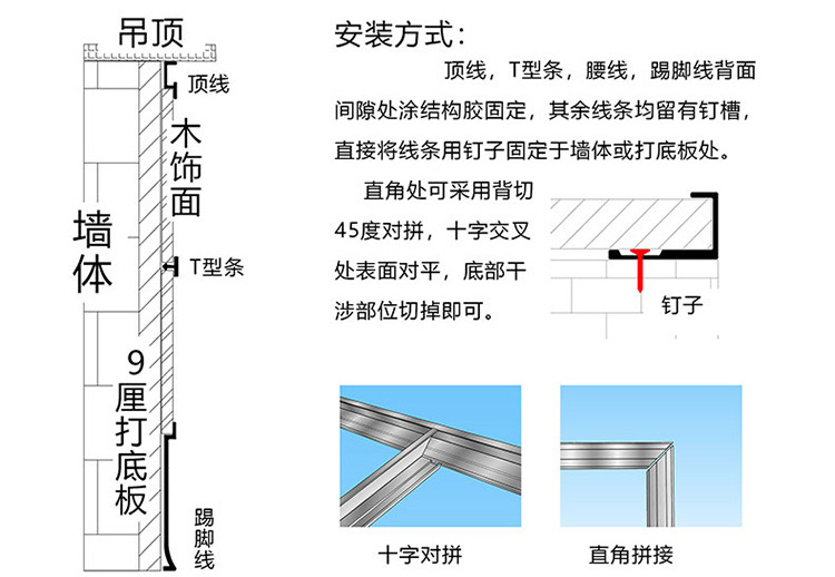 竹炭木金属板装饰墙板木饰面免漆板 金属饰面板护墙板拉丝木饰面板