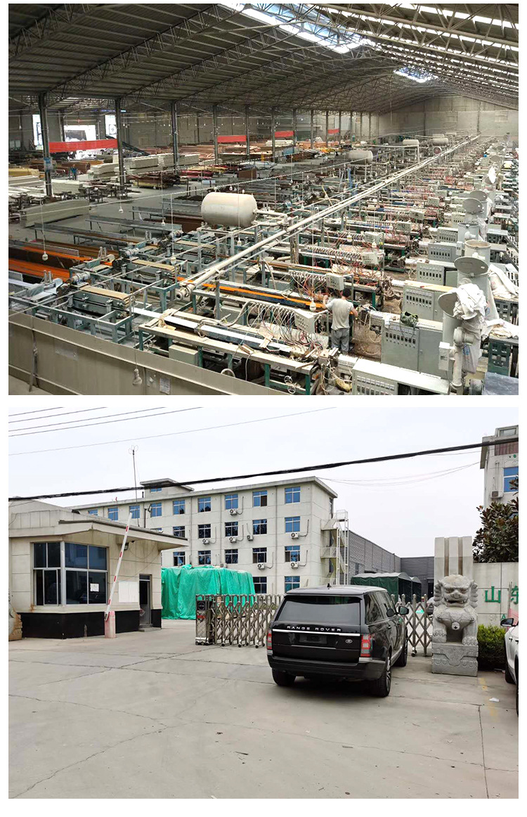 背景墙外贸生态木塑护墙板格栅板 源头厂家四槽160格栅PVC