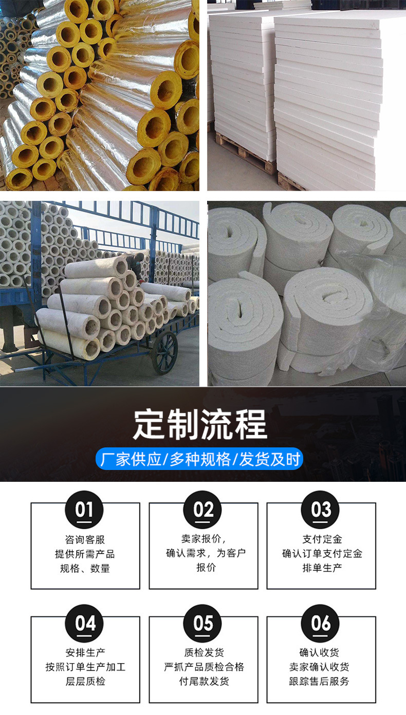 批发销售 直发岩棉板防火耐火保温隔热棉内墙隔音棉