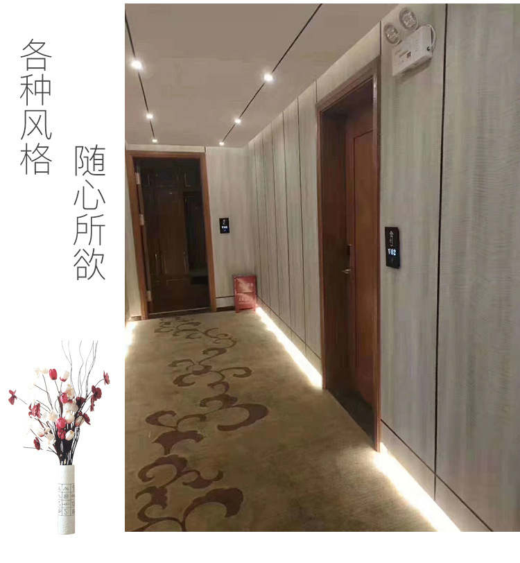 厂家立体竹木纤维木饰面板 装修电视装饰板 防水免漆木纹面背景墙
