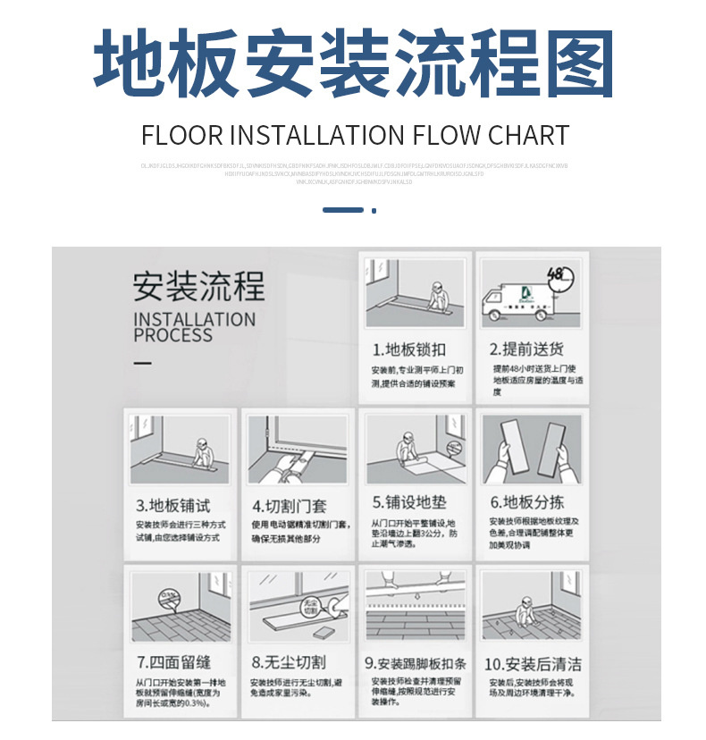 地板厂家批发 家装环保HDF耐磨原木灰色工程木地板 强化复合地板8mm